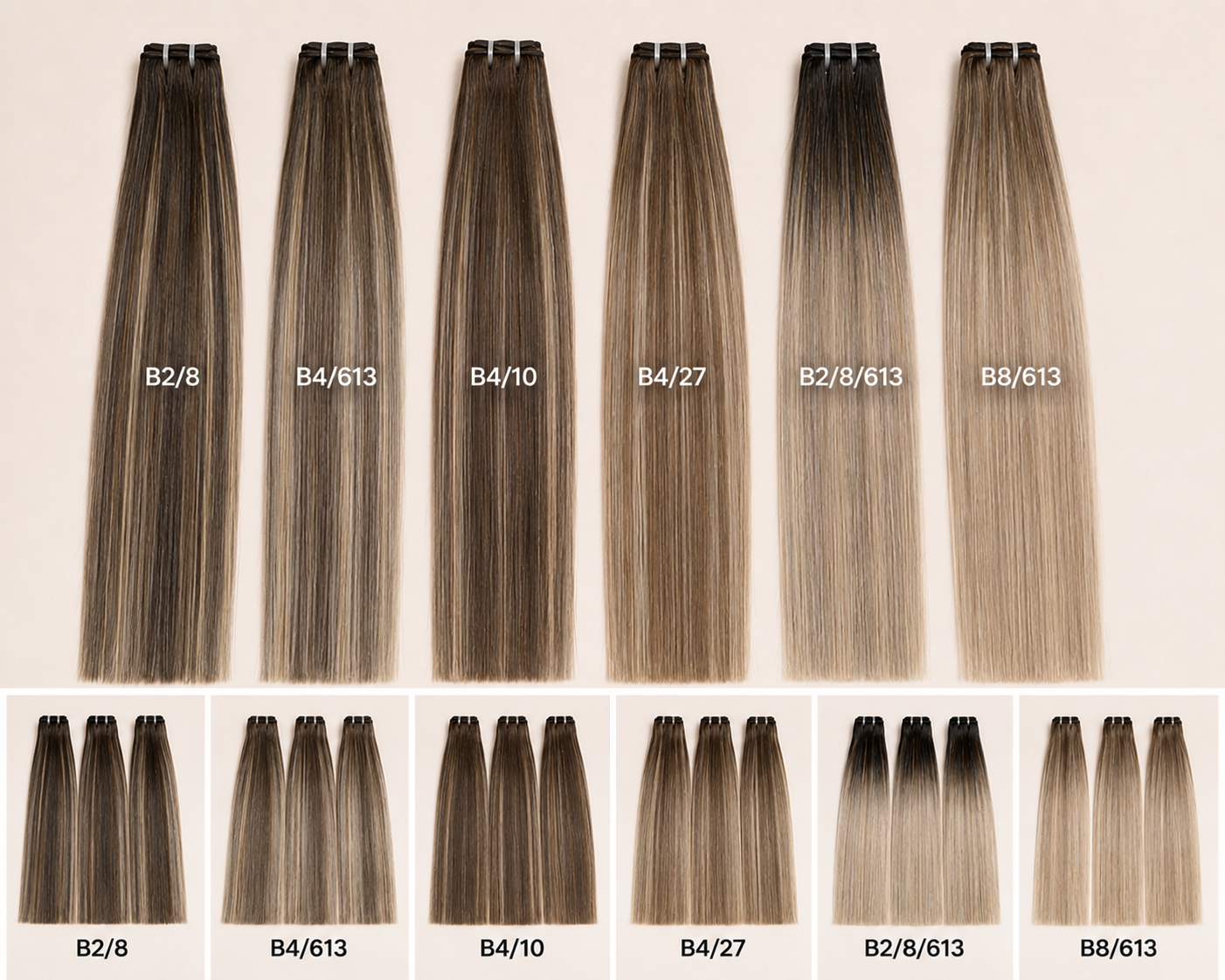 Balayage Coloured Bundles
